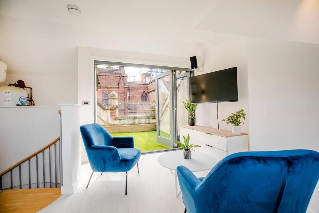Central Townhouse With Roof Terrace Manchester Exterior foto